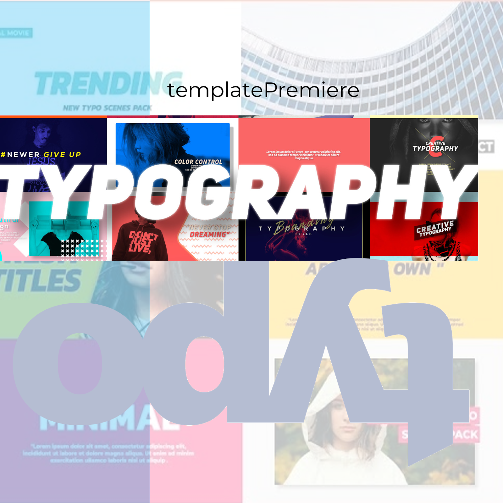  Template  Typography  for Premiere  Template  Premium