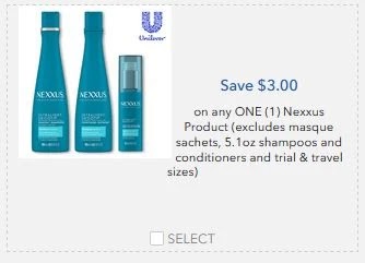 Nexxus Hair care coupon