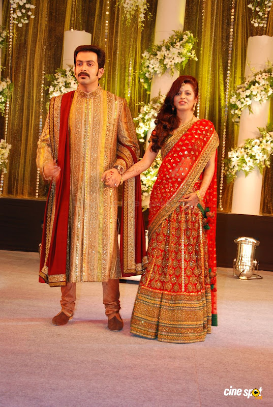 Prithviraj Wedding Reception Photos Stills Images unseen pics