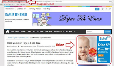 iklan adsense muncul