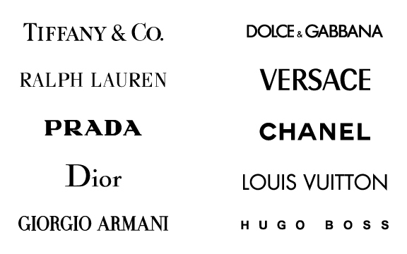 clothing logos and names