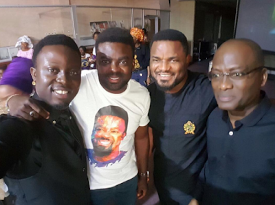 kunle afolayan at king sunny ade biethday