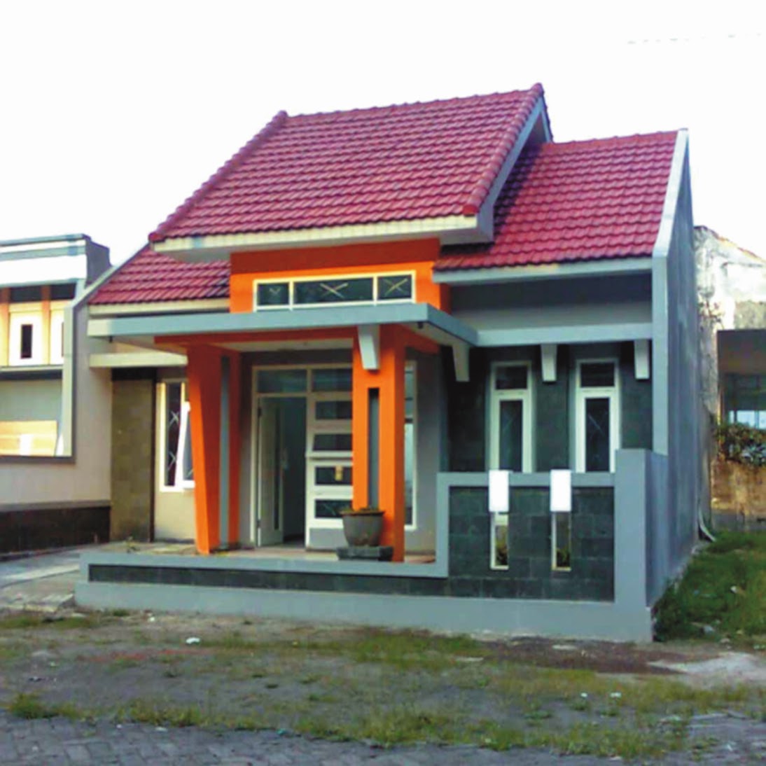 Denah Dan Desain Rumah Sederhana Minimalis Tampak Modern Rumah