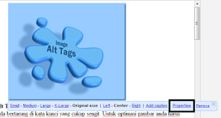 Cara memasang image alt tag di blog - Optimasi SEO on-page