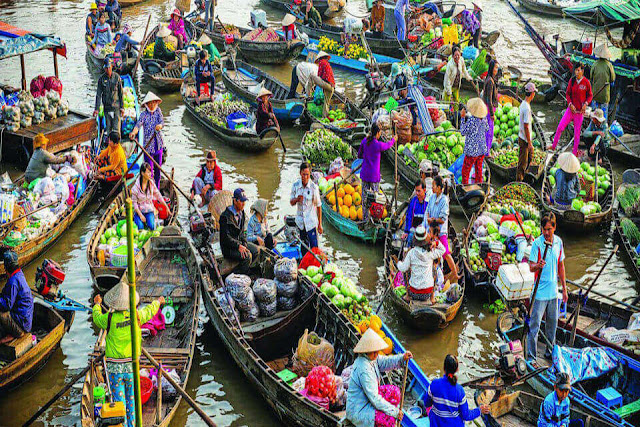  Ghé thăm chợ nổi Cái Bè