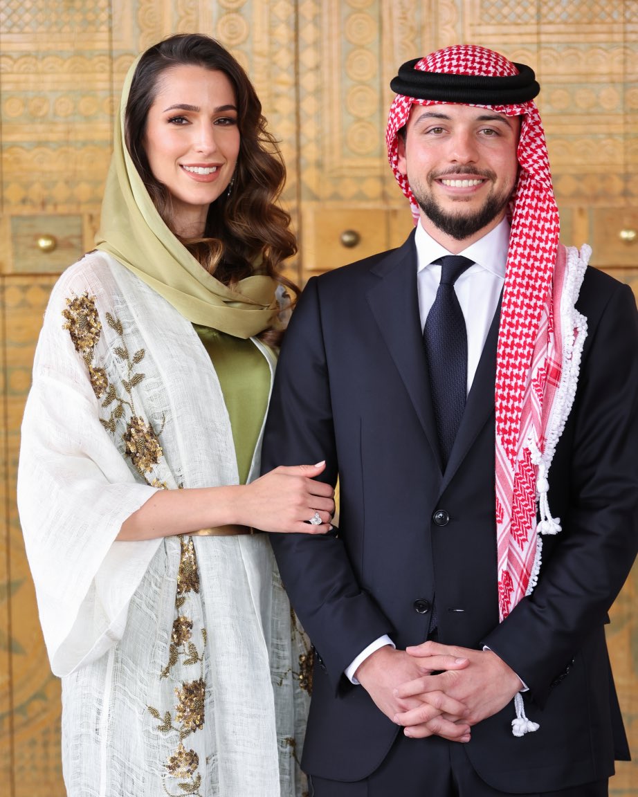 Crown Prince Al Hussein of Jordan is engaged to Rajwa Al Saif
