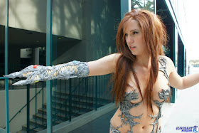 Jacqueline Goehner Cosplaying as Sara Pezini AKA Witchblade