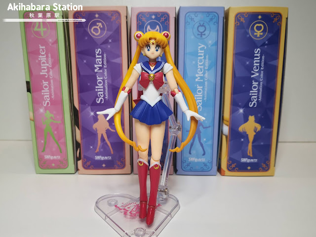 Review de las figuras S.H.Figuarts de Sailor Moon - Tamashii Nations