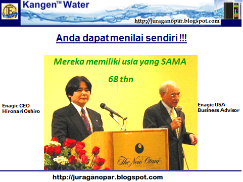 Kangen Water Buah Karya Teknologi Terbaik Abad 21