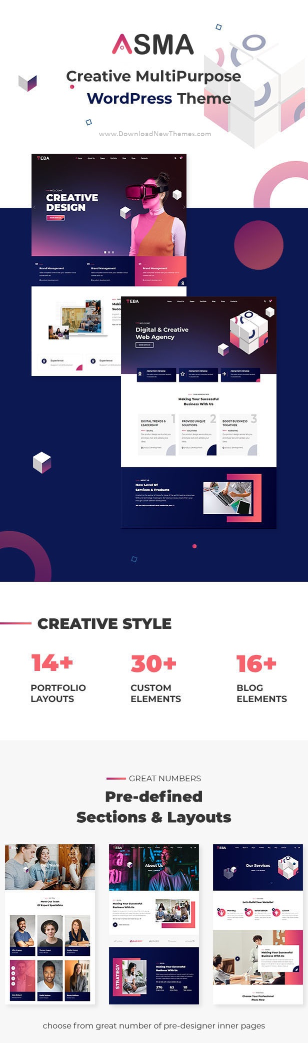 Creative Agency WordPress Theme