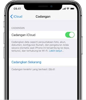 Cara backup iphone via iTunes 