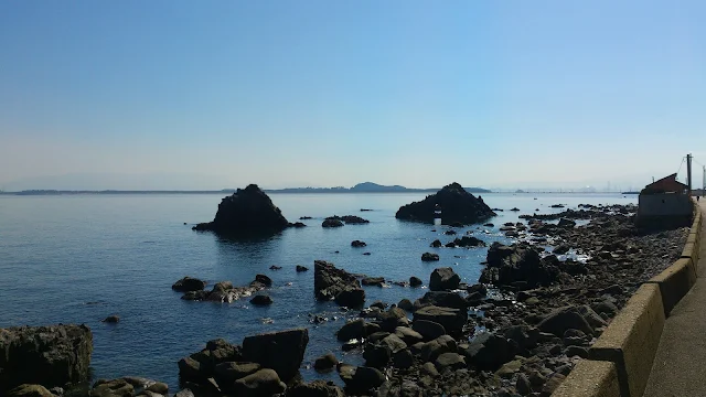 志賀島は二見岩の風景