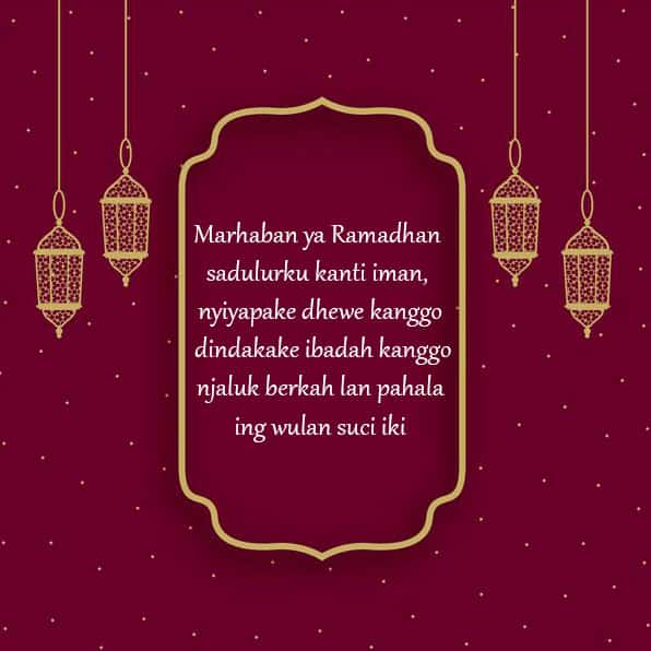 ucapan puasa ramadhan bahasa jawa