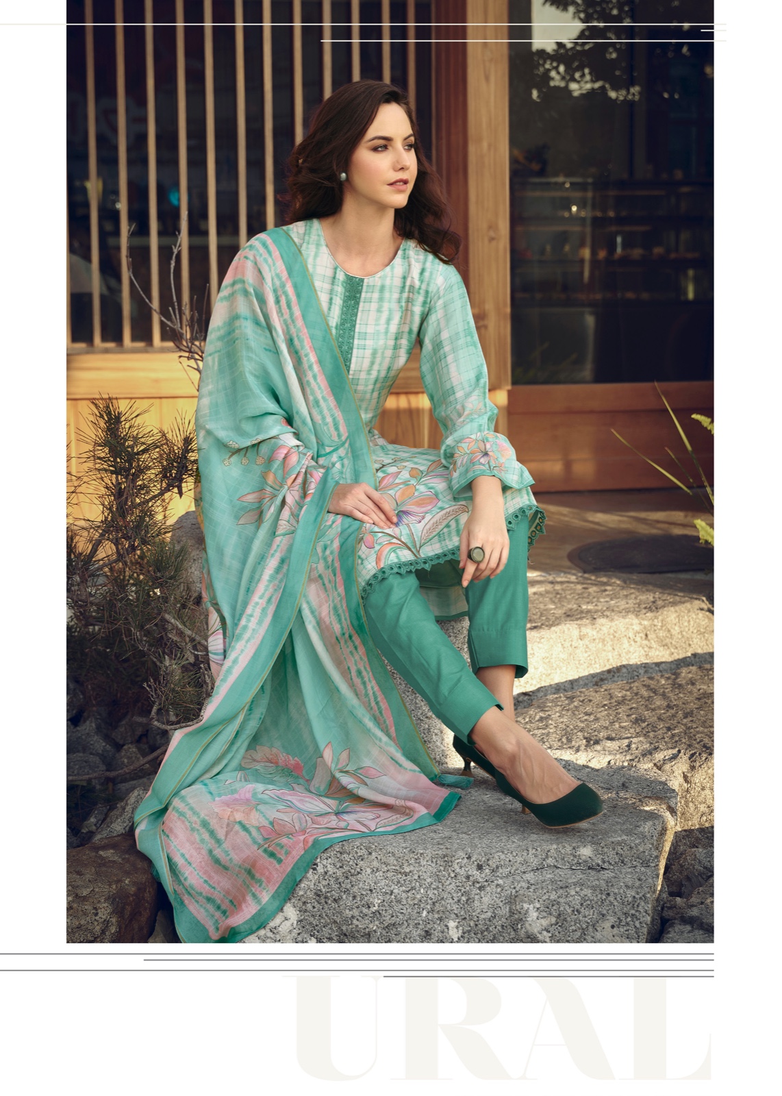 Tieran Prm Trendz Muslin Embroidery Work Pant Style Suits