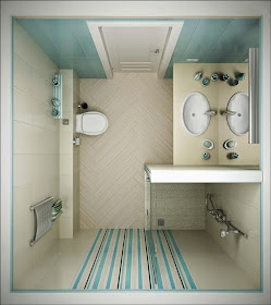 Ideas para Baños Pequeños y Funcionales by artesydisenos.blogspot.com