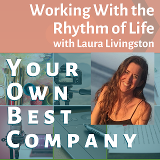 Coach Laura Livingston woman with long brown hair sitting outdoors by the ocean.