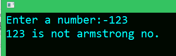  Write a program in C to check that a number entered by the user is Armstrong number.