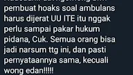 Hoax Ambulans Pembawa Batu, Sujiwo Tejo: Wong Edan !!