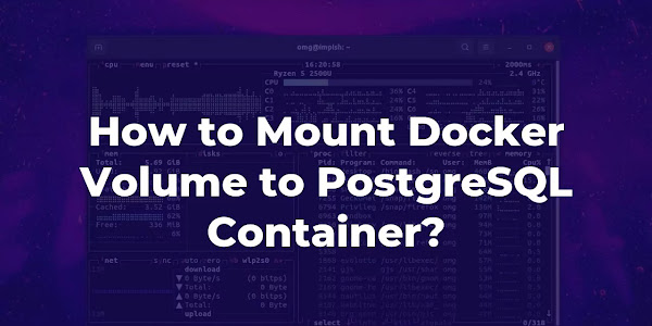 How to Mount Docker Volume to PostgreSQL Container?