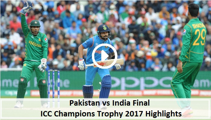 Pakistan vs India Final ICC Champions Trophy 2017 Highlights (HD)