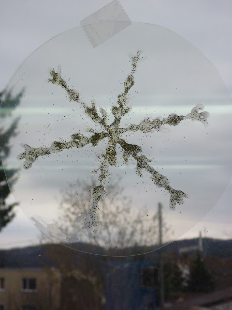 Fensterdeko Winter