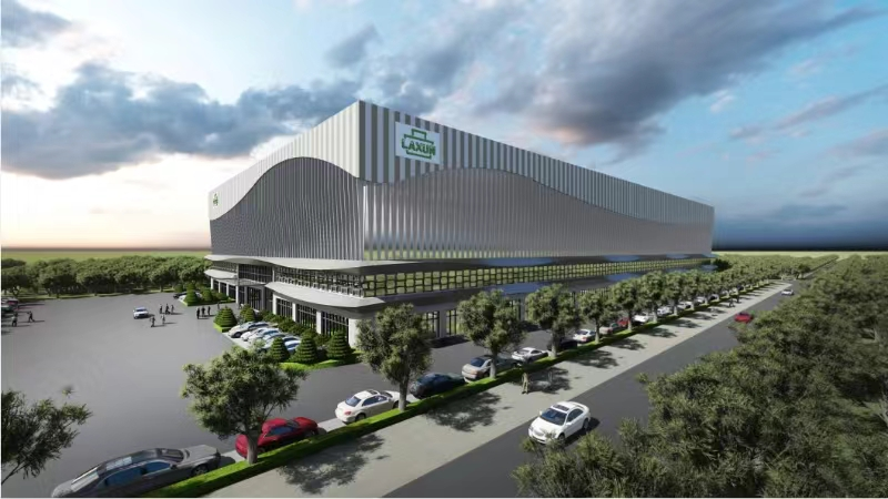 Rendering of the R&D, manufacturing and production headquarters base for high-end energy storage cooling technology and ice storage industry technology in Zhaoqing High-tech Zone