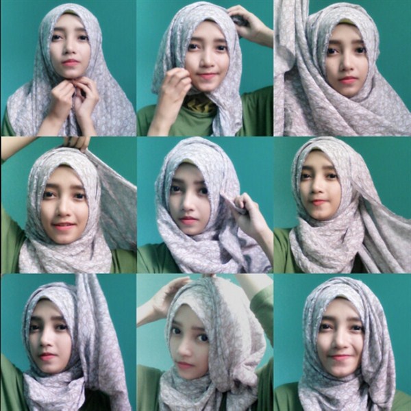 Tutorial atau cara menggunakan hijab model terbaru 21 Model Tutorial Hijab Terbaru 2017/2018 dan Terpopuler Saat Ini