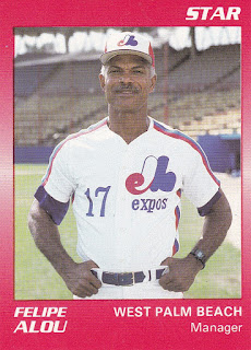 Felipe Alou 1990 West Palm Beach Expos card