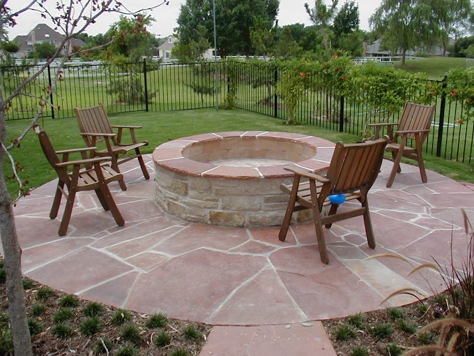 Backyard Patio Designs With Fire Pit