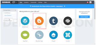 Cara Mudah Membuat kotak Komentar Disqus Di Blogger