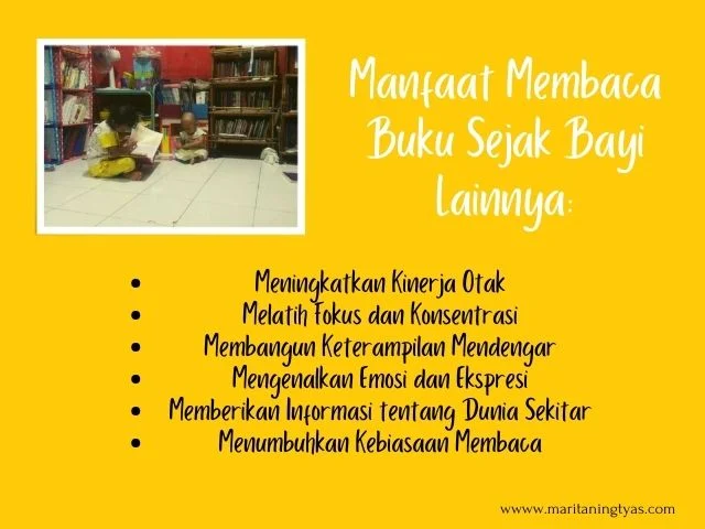 manfaat membaca buku sejak bayi