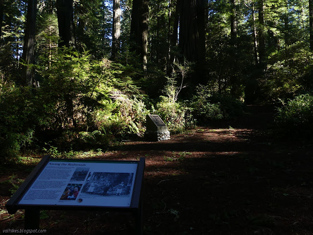 monument and interpretive sign