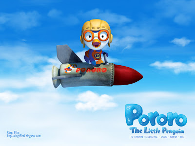 pororo penguen havada uçuyor