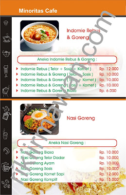 Book Menu, Buku Menu, Contoh Buku Menu