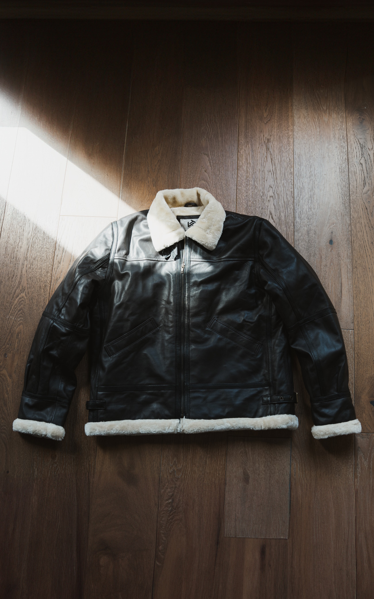 B-3 Shearling Brown Leather Aviator Jacket