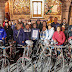 ENTREGA GOBERNADORA BICICLETAS A TAQUEROS QUE GANARON RÉCORD GUINNESS