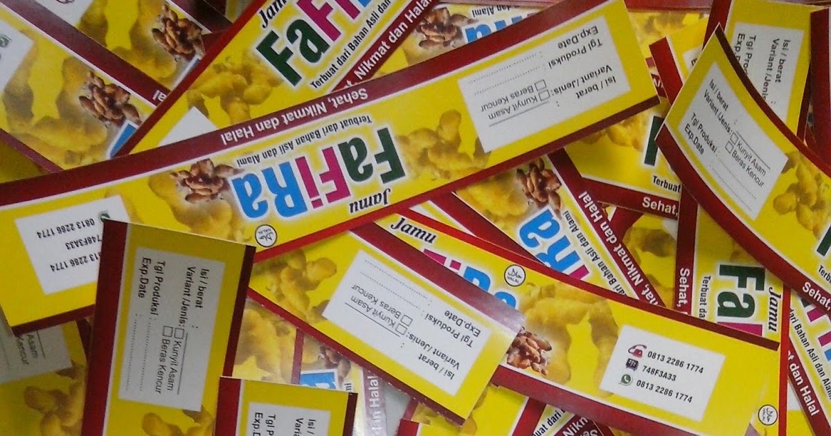 Kartu nama dan label stiker  snack  TOKO MUSLIM INDONESIA 