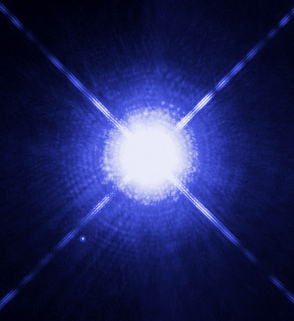 Sirius - the brightest star in the Earth's night sky