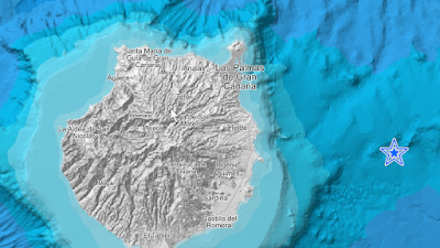  Terremoto este de Gran Canaria, sábado 3 septiembre 2022