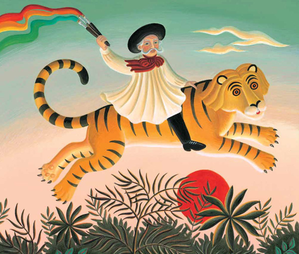 Creative Courage for Young Hearts 15 Emboldening Picture Books Celebrating the Lives of Great Artists, Writers, and Scientists - HENRI ROUSSEAU