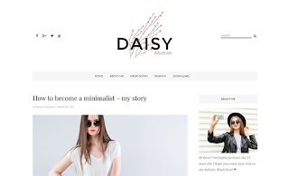 Daisy Blogger Template