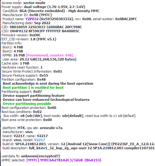 File DUMP Vivo Y02 PD2236F Security 2025 Tested