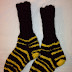 I have knitted a pair of socks for a 10 year old