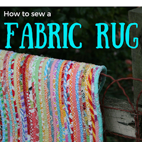 how to sew a fabric rug