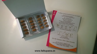 Marriage Invitation card M.D of pharma company