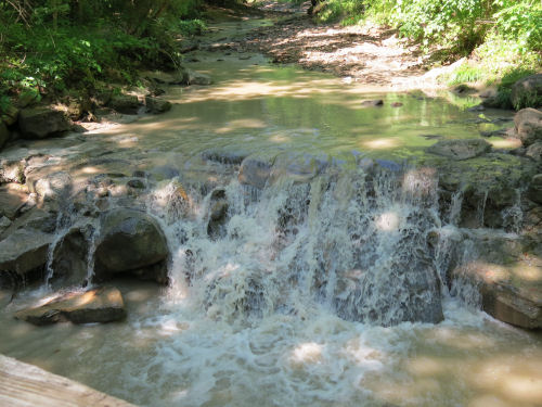 milky waterfall