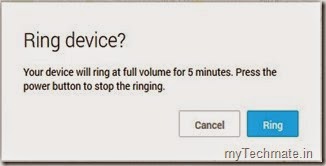 Ring device remotely