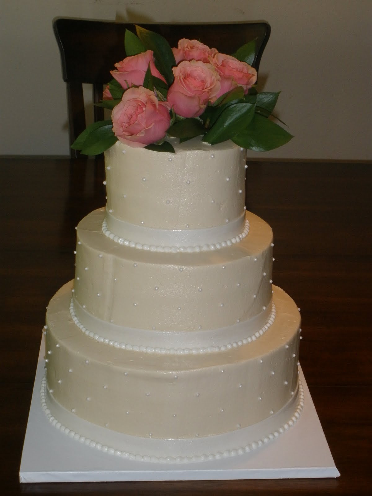 white wedding cakes