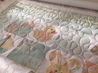 Baby Duck quilt made by Penny