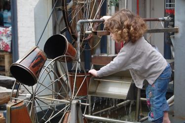 The fountain machine at Old Biscuit Mill Market